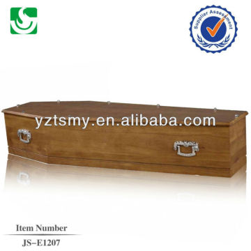 European style with professional lining and silver handle for cherry coffin